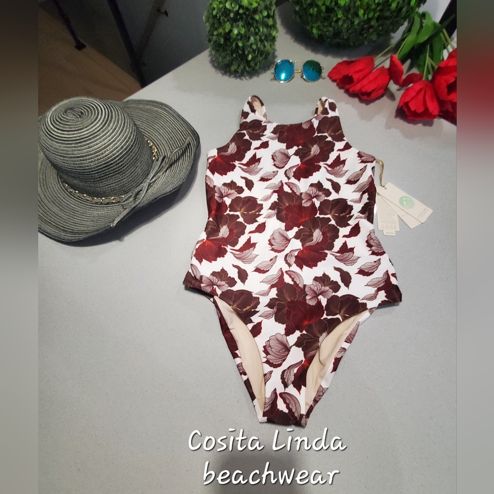 NWOT COSITA LINDA BEACHWEAR Haut de gamme ! Superbe maillot de bain d'exception